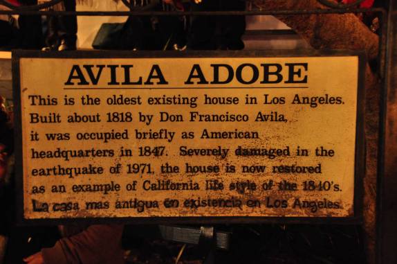 A mais antiga casa do Pueblo de Los Angeles, centro histórico da maior cidade da Califórnia - Estados Unidos